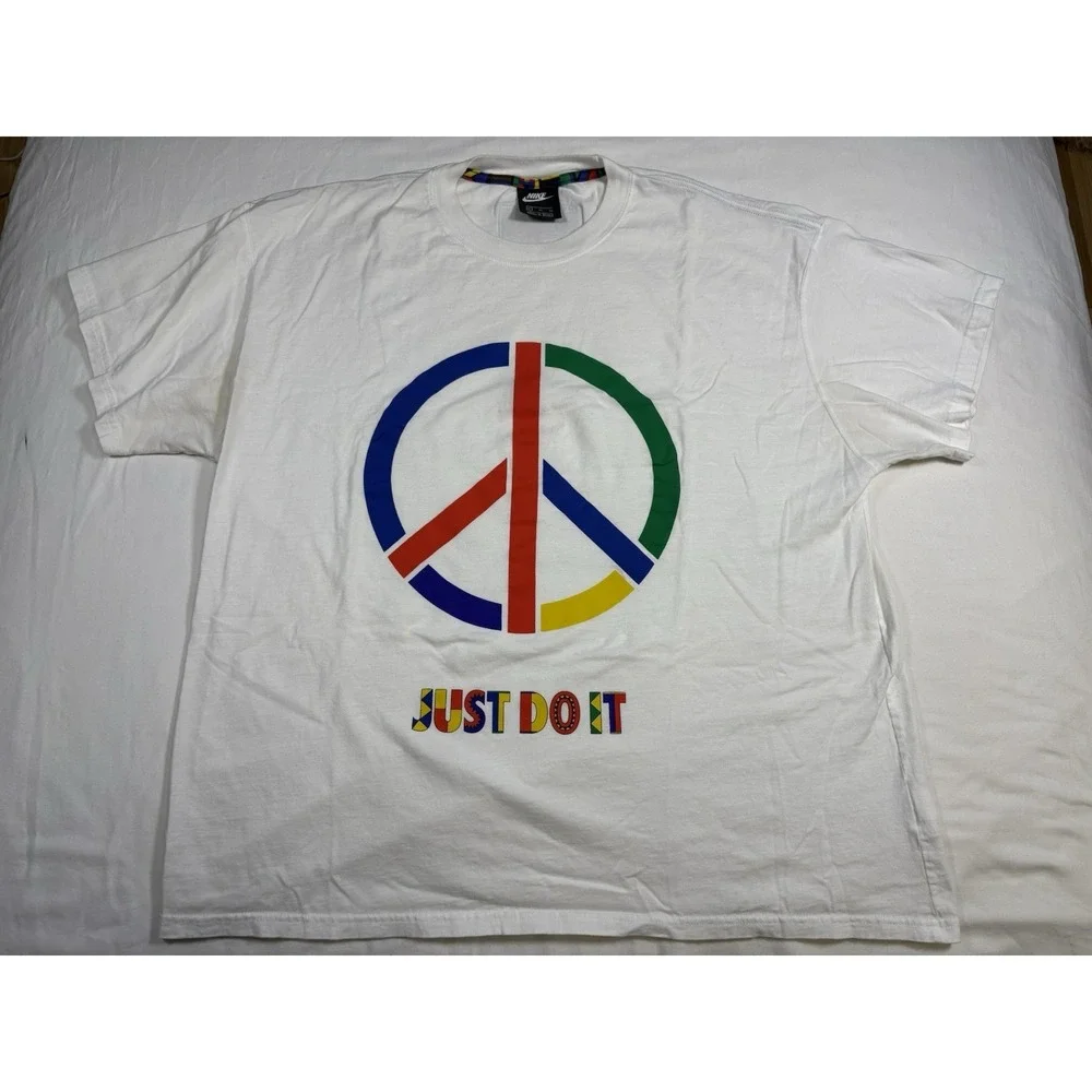 Nike Urban Jungle Pack Shirt Mens XL White Live Together Play Together Back Pa